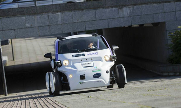 A Renault-based, driverless vehicle 